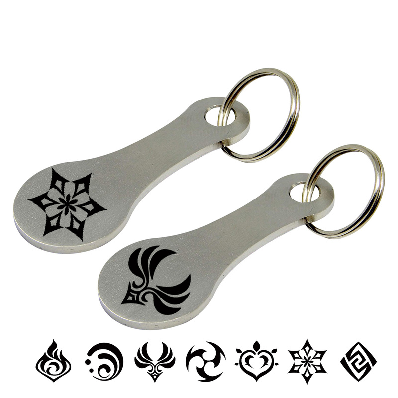 Car Accessories Shop - 커스텀 게임 원신 임팩트 키 체인,