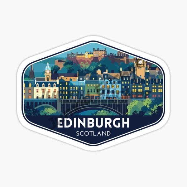 Car Accessories Edinburgh - 에든버러 스코틀랜드 풍경 자동차 스티커 자전거