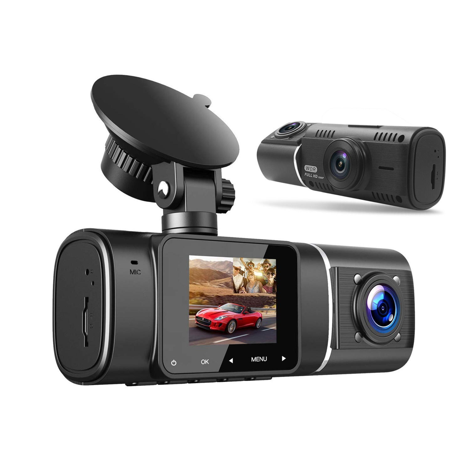 Car Dash Cam - 차량용 듀얼 블랙박스 전방 및 실내