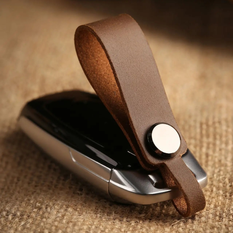Car Accessories Name - 맞춤 로고 정품 가죽 키체인 남녀