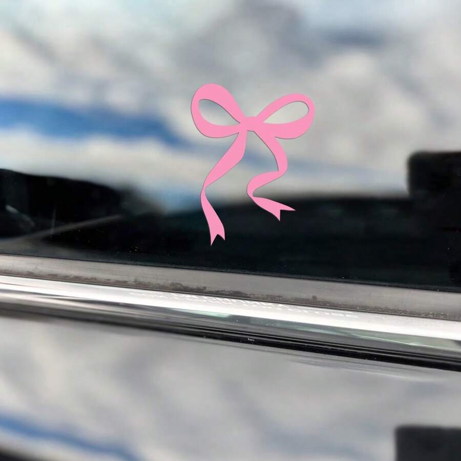 1개입 리본 자동차 데칼, 자동차 장식용 비닐 소녀풍  - Car Accessories For Women 리뷰 및 가격