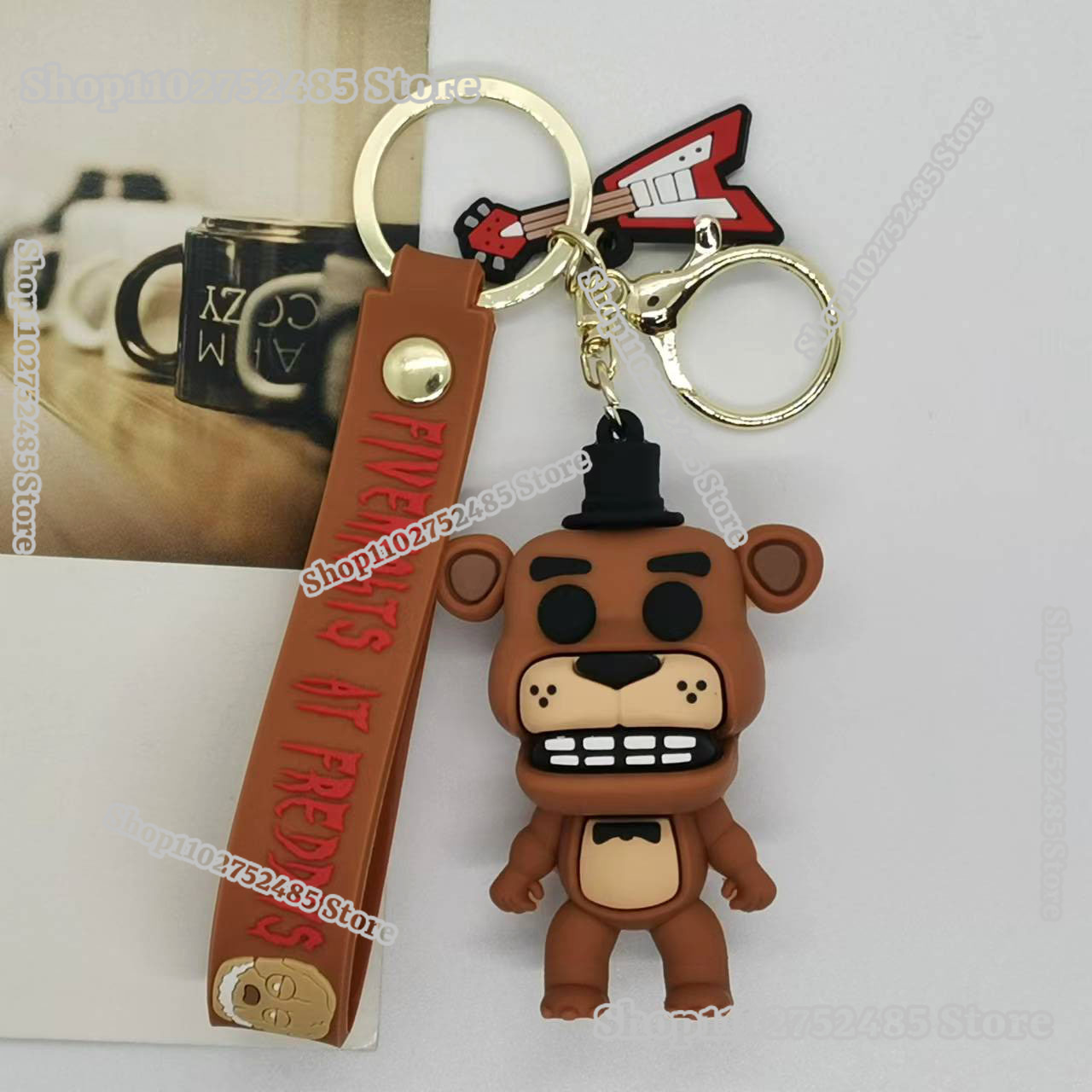 5개입 만화 애니메이션 FNAF 피규어 키체인 무서운  - Car Accessories Gifts For Men 리뷰 및 가격