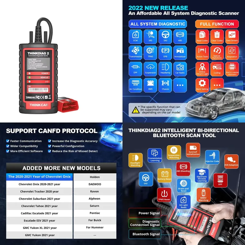 씽크다이아그 2 진단 도구 OBD2 자동차 스캐너 양방 - Obd2 Scanner 리뷰 및 가격