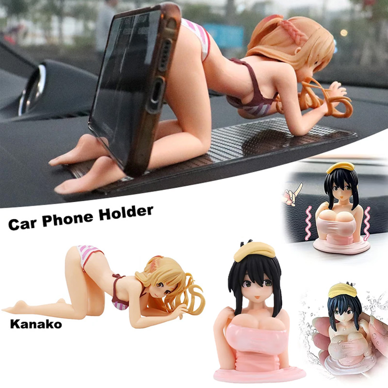 애니메이션 소녀 자동차 전화 홀더 대시 보드 장식 비키 - Car Accessories Bangkok 리뷰 및 가격