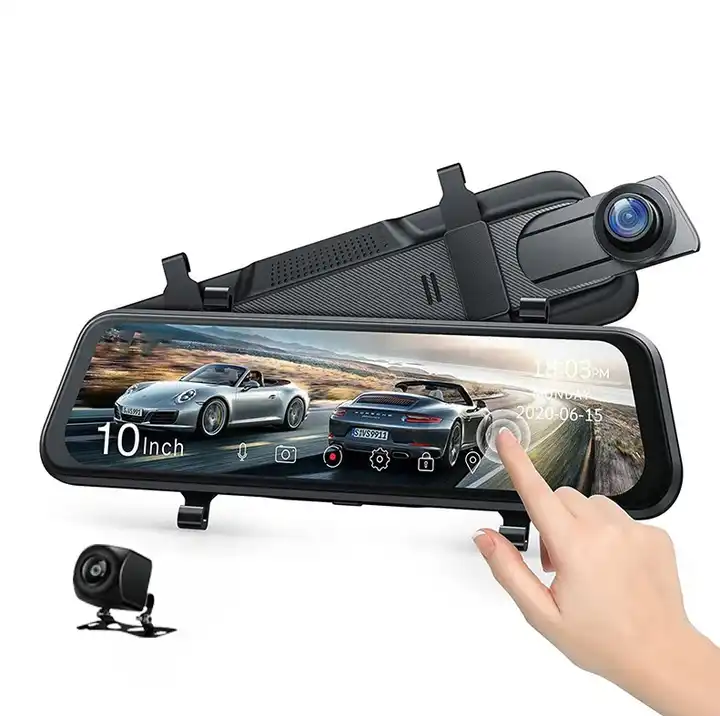 10인치 미러형 블랙박스 야간 시야 1080P FHD  - Car Dash Cam 리뷰 및 가격
