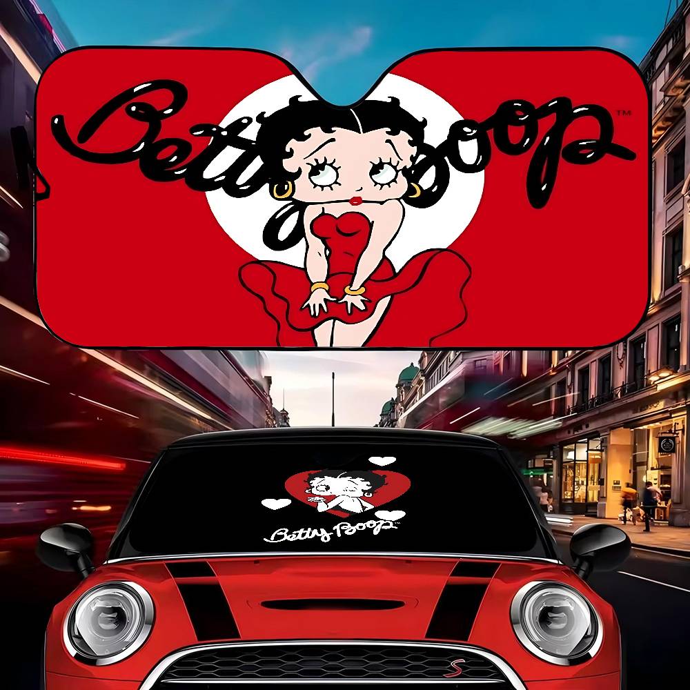 귀여운 B-betty B-boop 선쉐이드 윈드스크린  - Car Accessories Outside 리뷰 및 가격