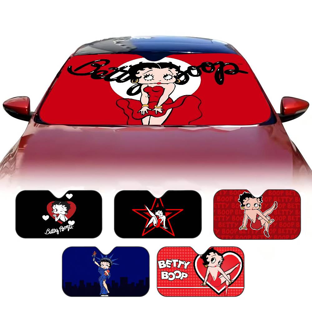 귀여운 B-betty B-boop 선쉐이드 윈드스크린  - Car Accessories Outside 리뷰 및 가격