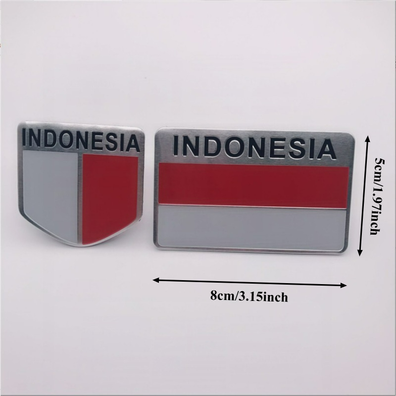 금속 자동차 스티커 터키 말레이시아 인도네시아 국기 차 - Car Accessories Malaysia 리뷰 및 가격