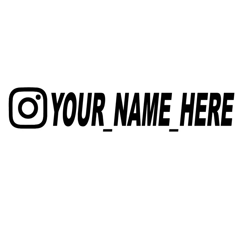 사용자 이름 Instagram을 위한 맞춤형 개인화된  - Car Accessories Name 리뷰 및 가격
