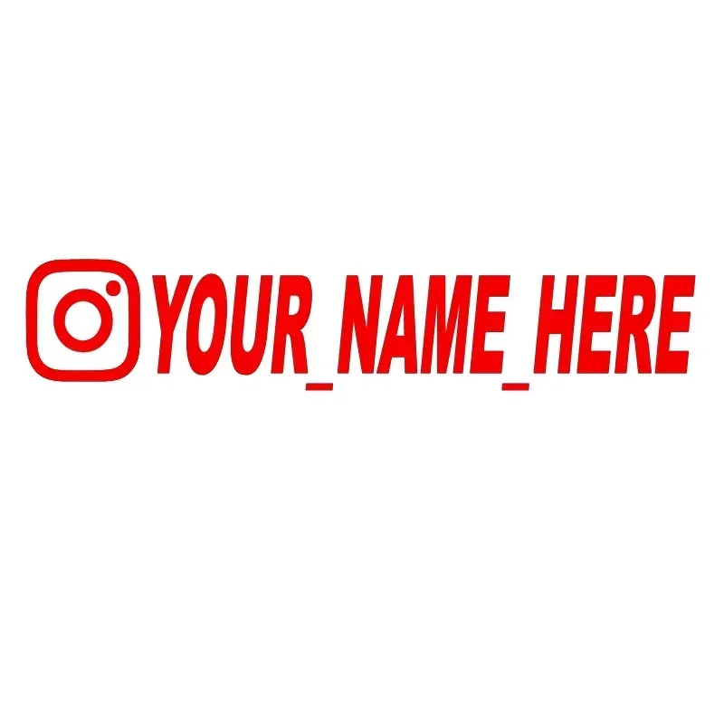 사용자 이름 Instagram을 위한 맞춤형 개인화된  - Car Accessories Name 리뷰 및 가격