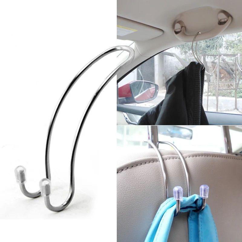 2개/세트 금속 자동차 시트 걸이 자동차 코트/가방/쇼 - Car Accessories Shop 리뷰 및 가격