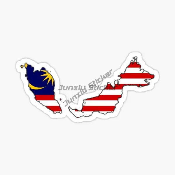 말레이시아 국기지도 엠블럼 풍경 크리 에이 티브 PVC - Car Accessories Malaysia 리뷰 및 가격