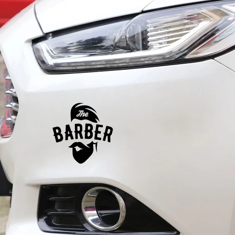 자동차 스티커 이발소 살롱 콧수염 데칼 자동차 외부 창 - Car Accessories Shop 리뷰 및 가격