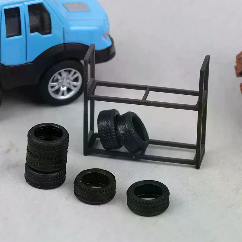 1:64 스케일 타이어 랙 디스플레이 홀더 및 7개 타 - Car Accessories Shop 리뷰 및 가격