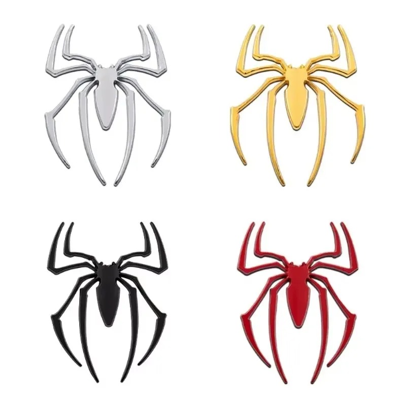 3D 신형 자동차 스티커 메탈 실버/골드 거미 모양 크 - Car Accessories Outside 리뷰 및 가격