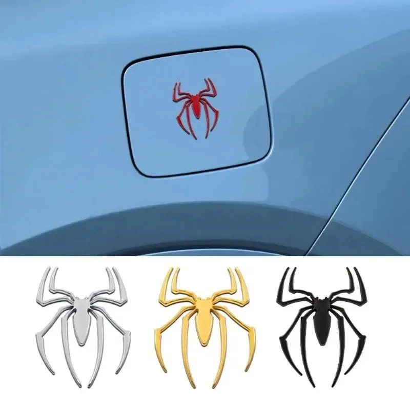 3D 신형 자동차 스티커 메탈 실버/골드 거미 모양 크 - Car Accessories Outside 리뷰 및 가격