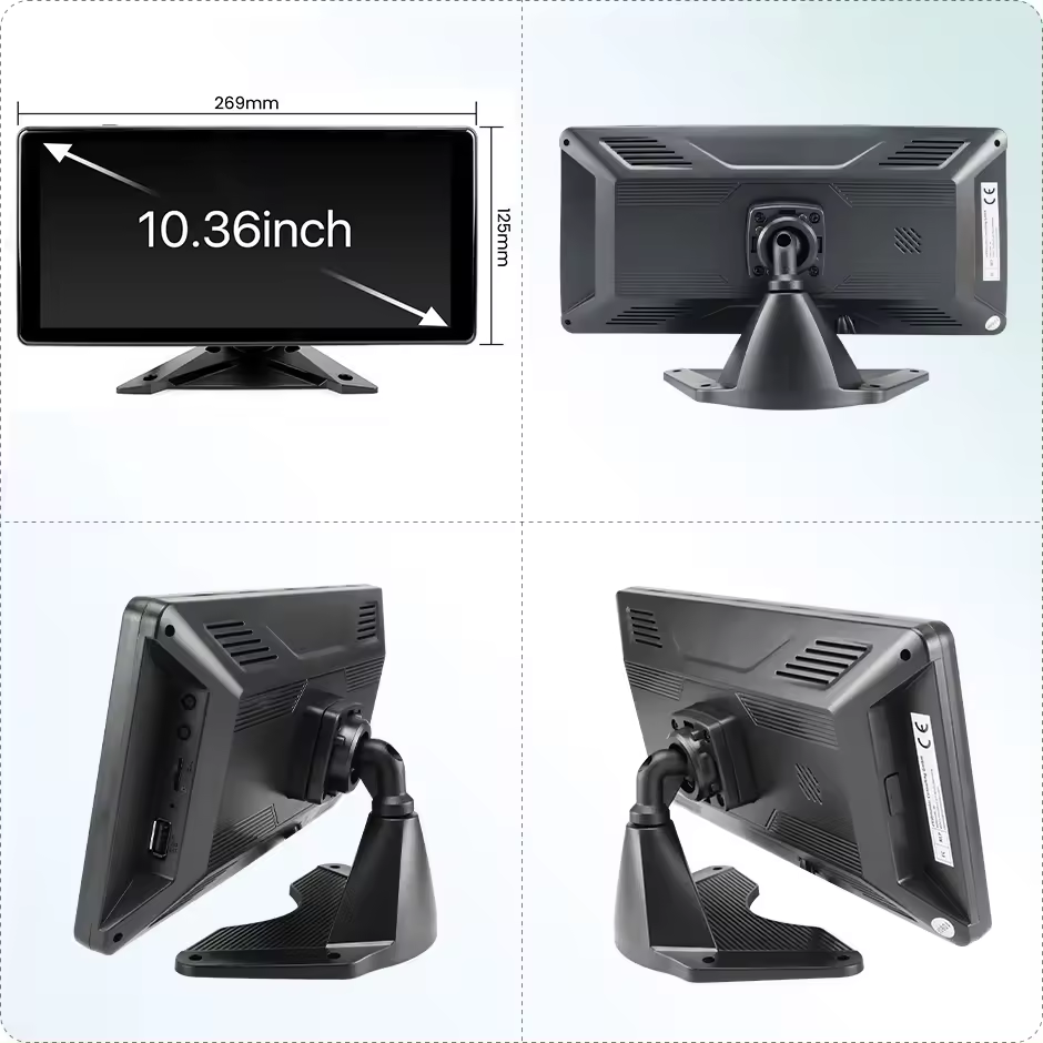 10인치 10.36인치 4K 터치스크린 대시캠 360  - Car Dash Cam 리뷰 및 가격