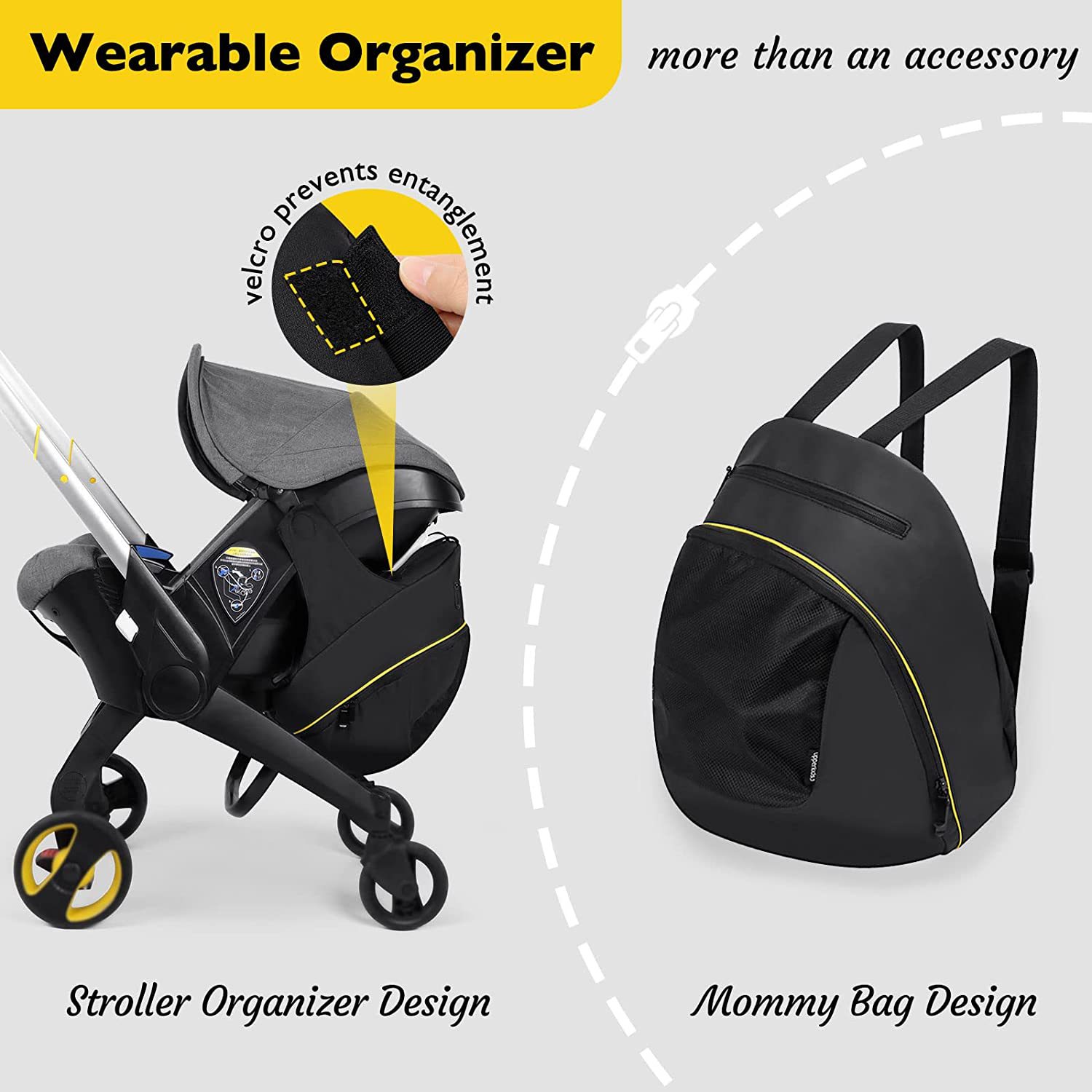 아기 유모차 보관 가방, 아기 카시트 쇼핑백, 블랙 엄 - Car Accessories Shop 리뷰 및 가격