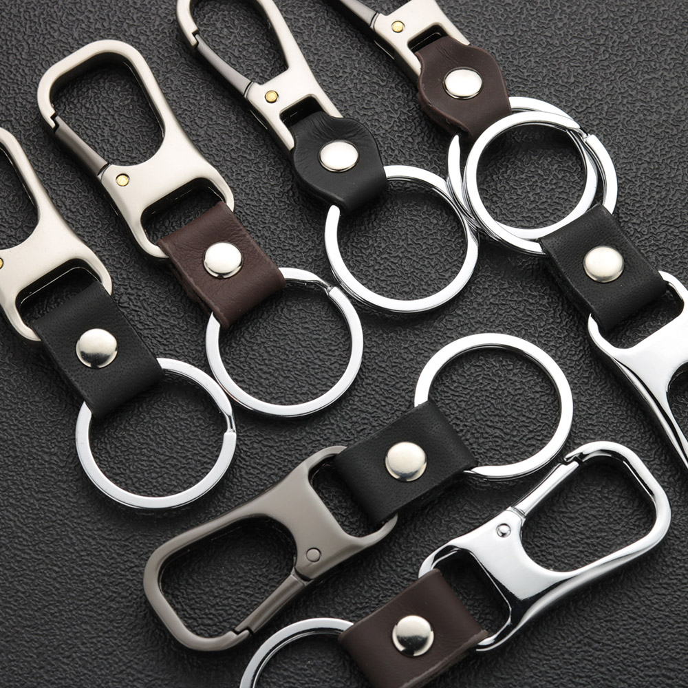 정품 가죽 키 체인 여성 남성 허리 매달려 간단한 선물 - Car Accessories Name 리뷰 및 가격