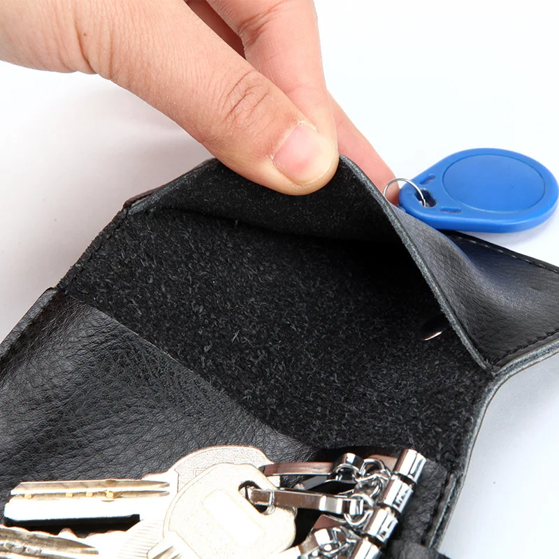 정품 가죽 키체인 남성용 키홀더 오거나이저 파우치 자동 - Car Accessories Gifts For Men 리뷰 및 가격