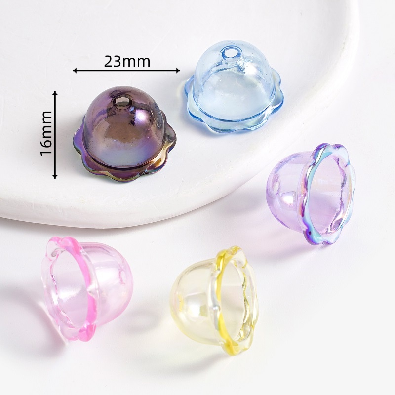 10개 아크릴 윈드벨 비즈, 화려한 비즈 캡, 해파리  - Car Accessories Bangkok 리뷰 및 가격