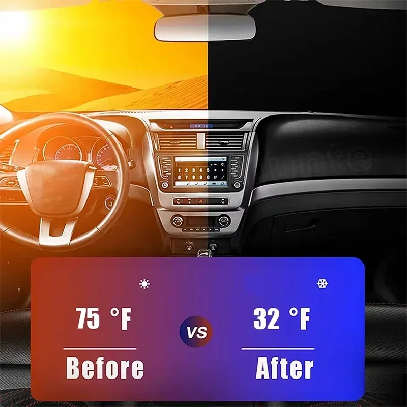 차량 앞유리 차양막 자외선 차단 햇빛 가리개 앞유리 바 - Car Accessories Outside 리뷰 및 가격