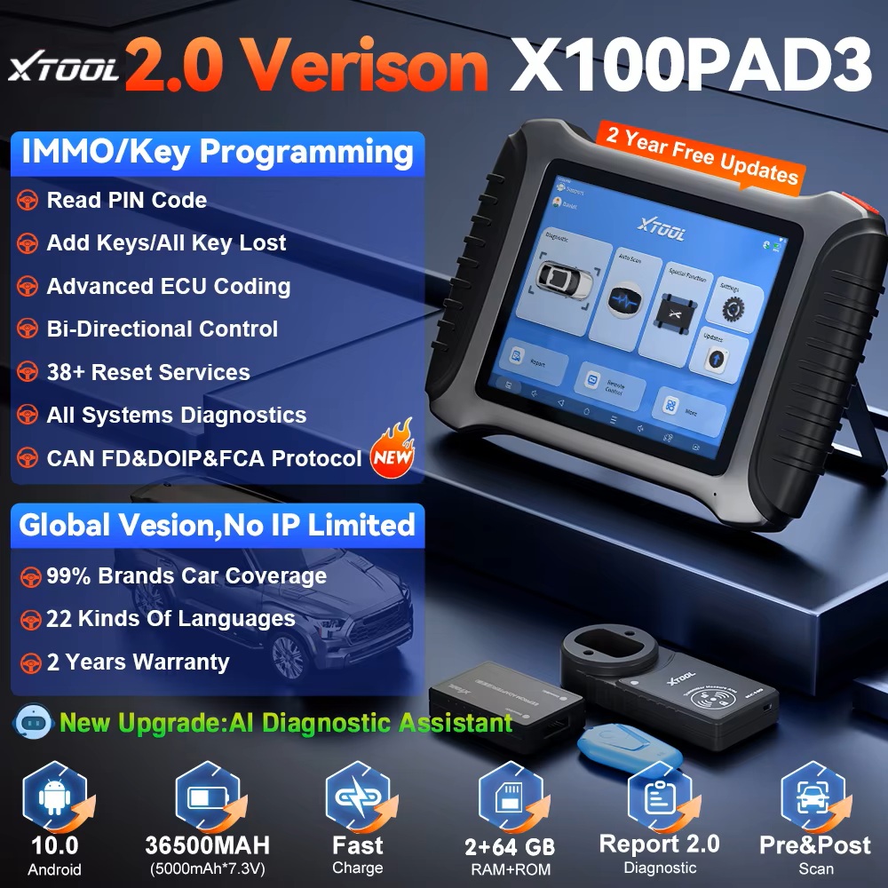 XTOOL X100 PAD3 KC100 EEPROM 자 - Obd2 Scanner 리뷰 및 가격